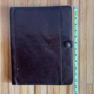 Elliott Large Writing Portfolio in Titan Milled Brown by Moore & Giles